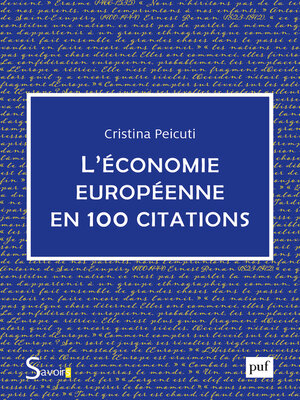 cover image of L'économie européenne en 100 citations
